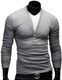 Casual Slim Fit V-Neck Shirt