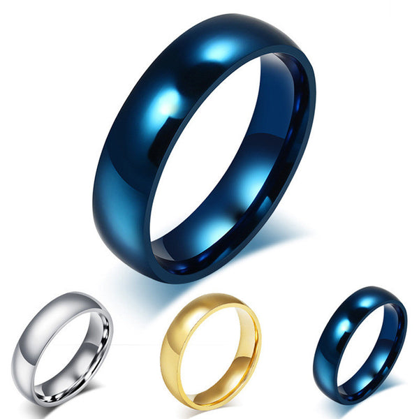 Men's Classic Titanium Steel Ring (Size 4-15)