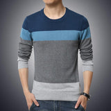 Casual Striped Slim Fit Knitted Sweater