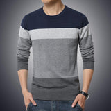 Casual Striped Slim Fit Knitted Sweater